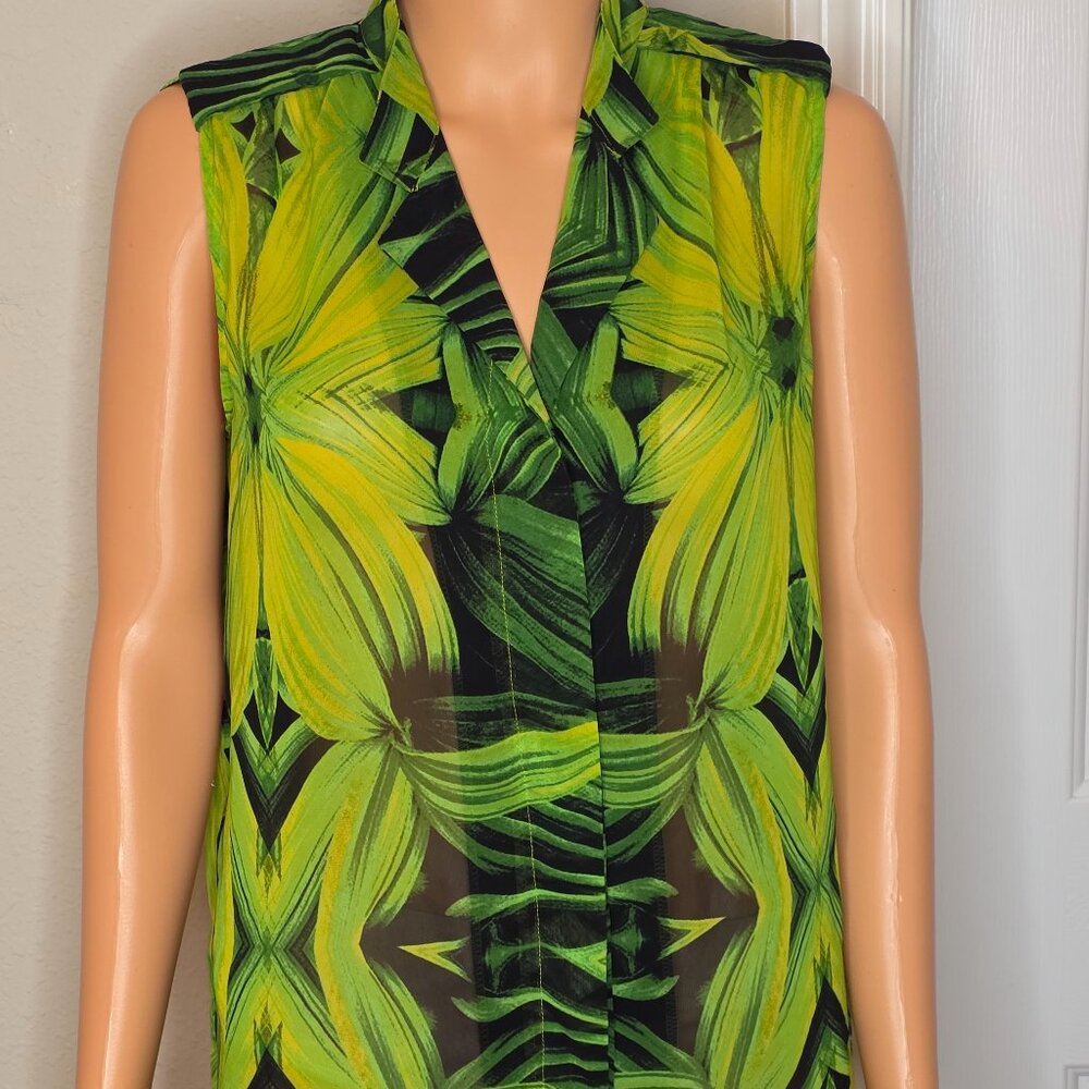 Worthington Women's Lightweight Sheer Blouse, Size Petite Large